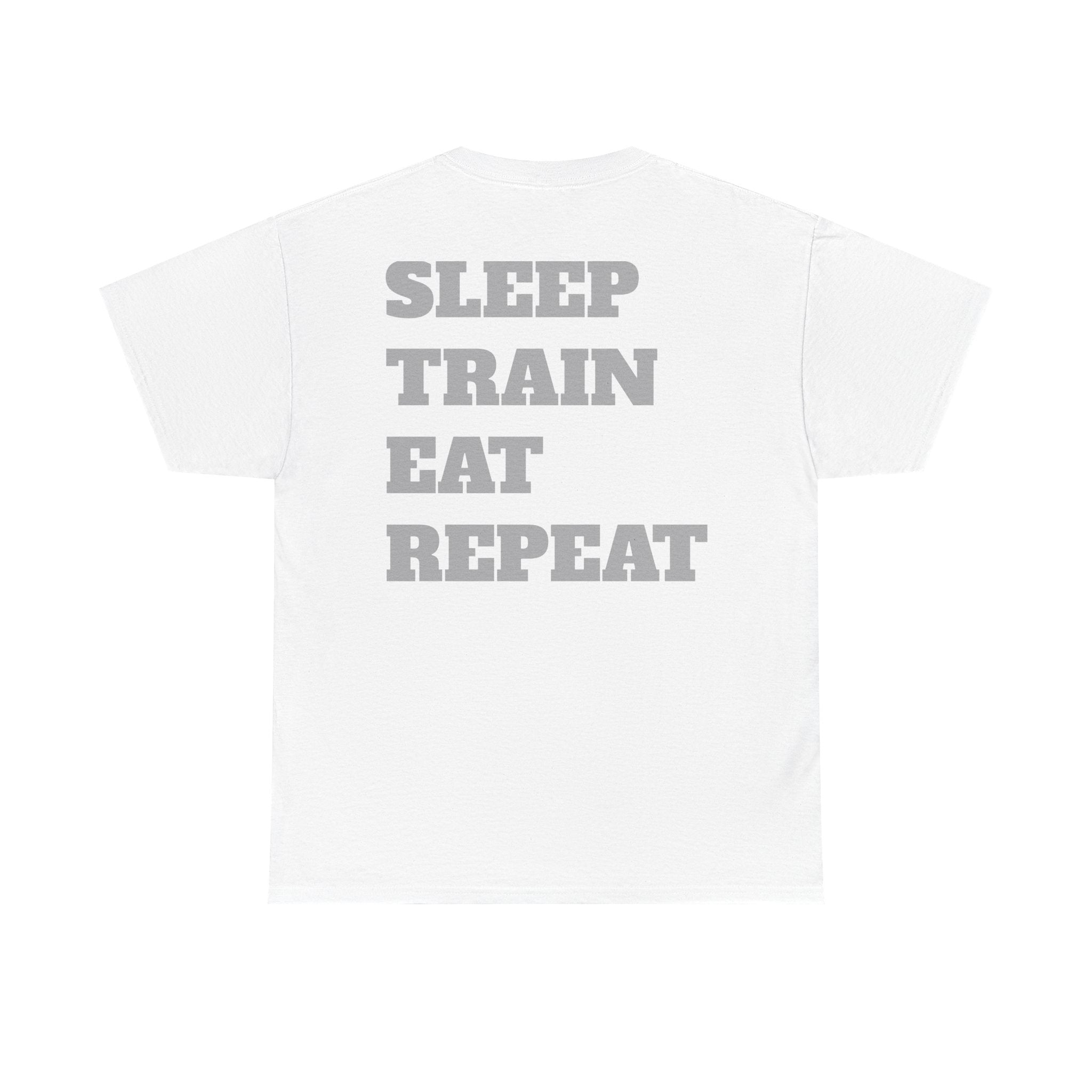 SLEEP TRAIN EAT REPEAT - Heavy Cotton Tee