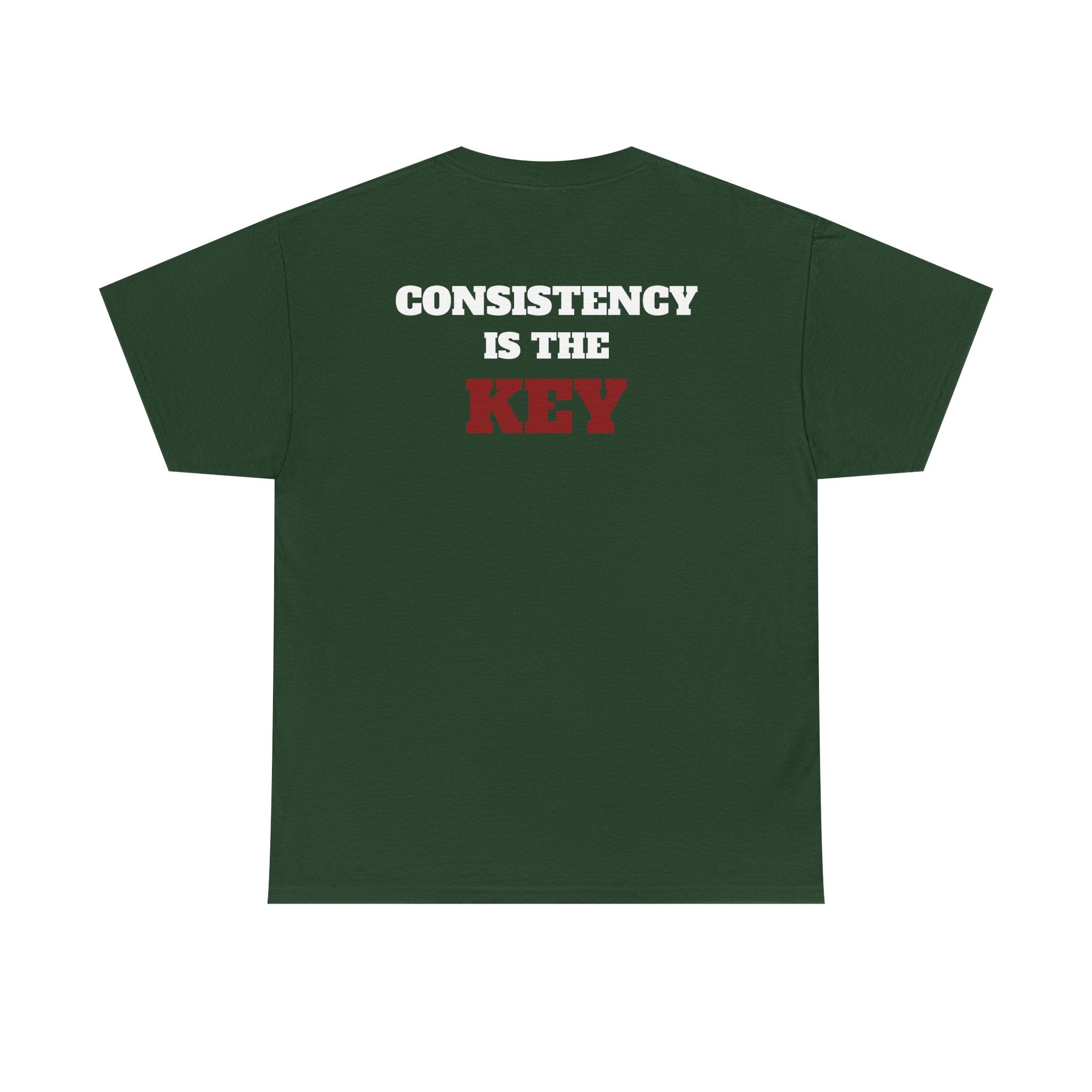 CONSISTENCY IS THE KEY - Heavy Cotton Tee