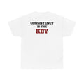 CONSISTENCY IS THE KEY - Heavy Cotton Tee