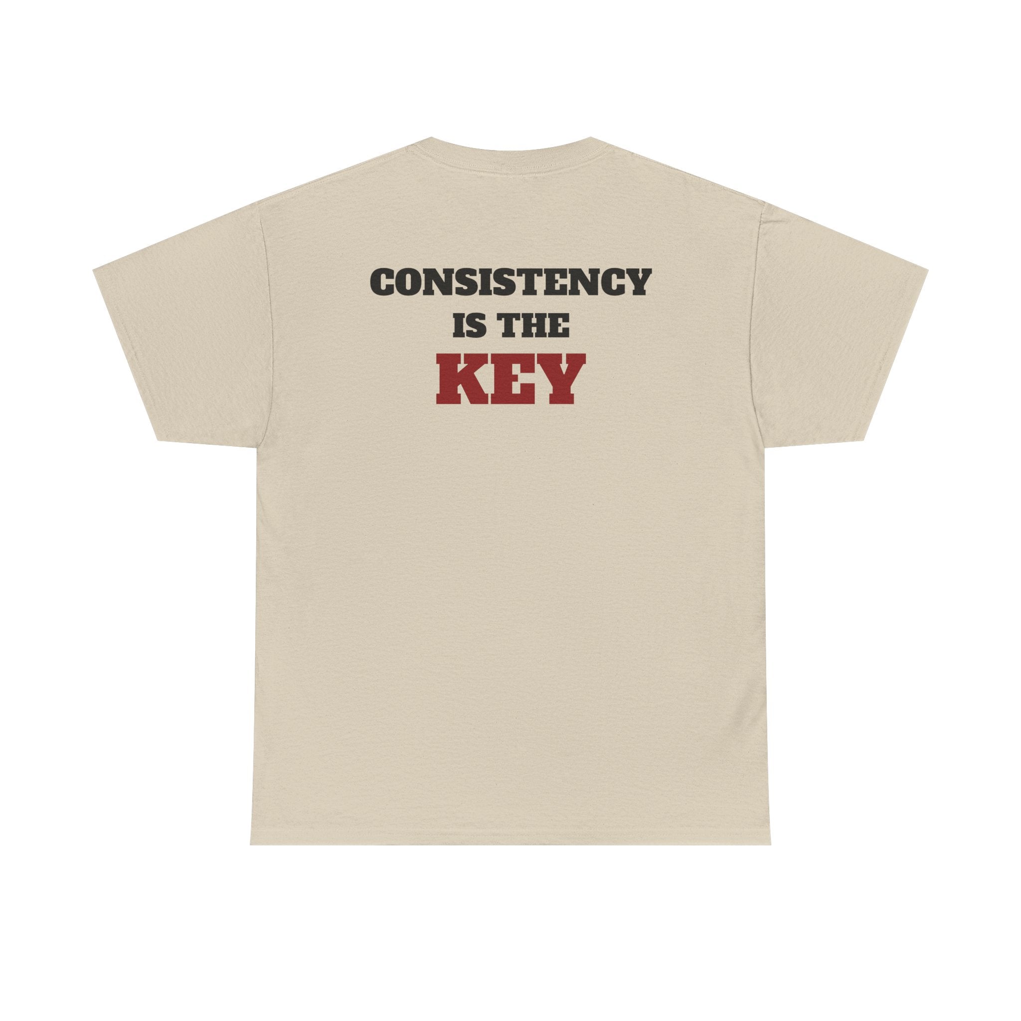 CONSISTENCY IS THE KEY - Heavy Cotton Tee